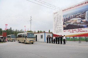 姜大明省长视察潍坊昌大建设集团承建的鲁台经贸会展中心工程